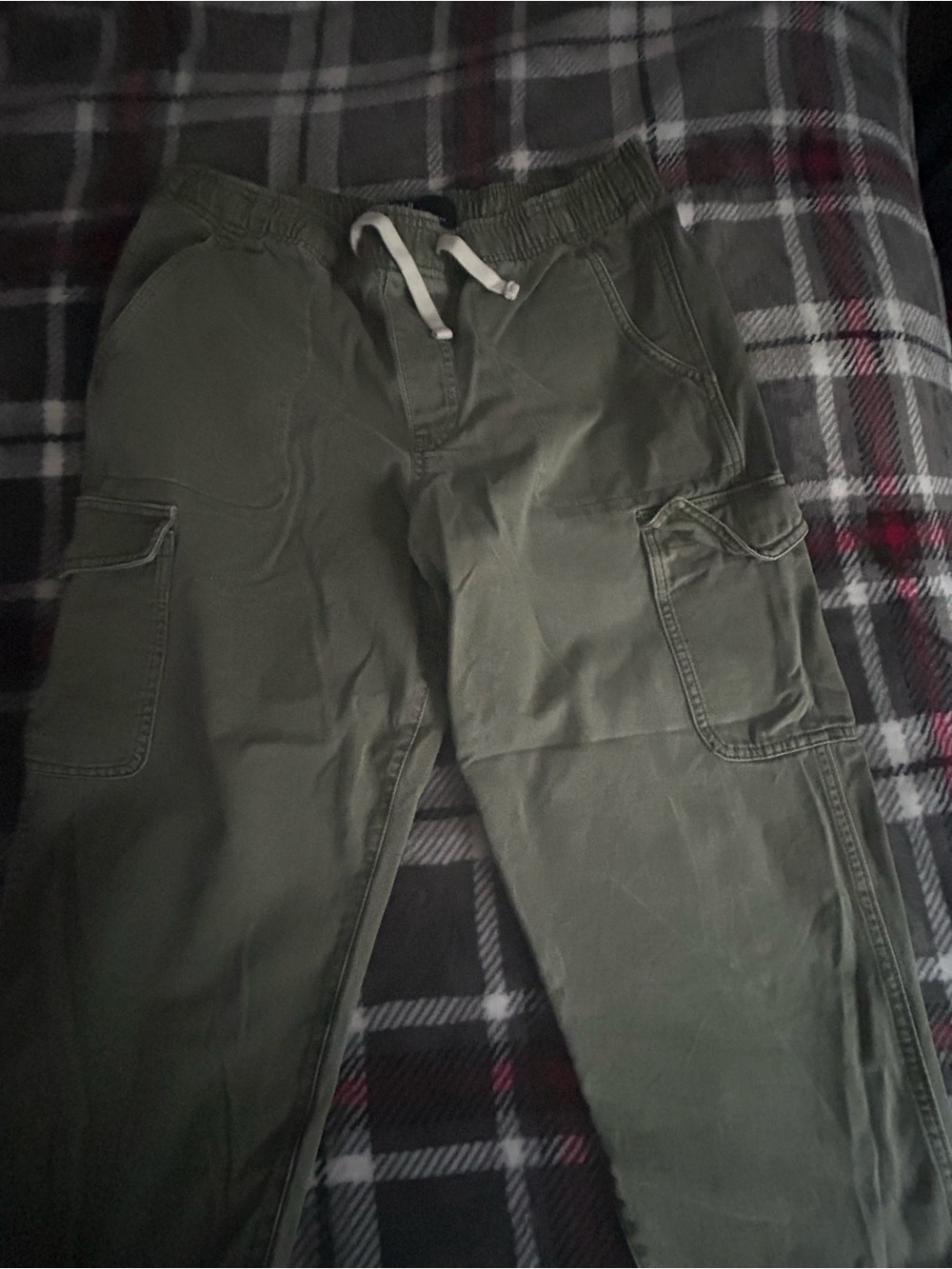 GAP Cargo Easy Jean Pull On Green Large - Picture 7 of 9